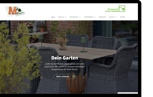 Mirold Garten Webdesign