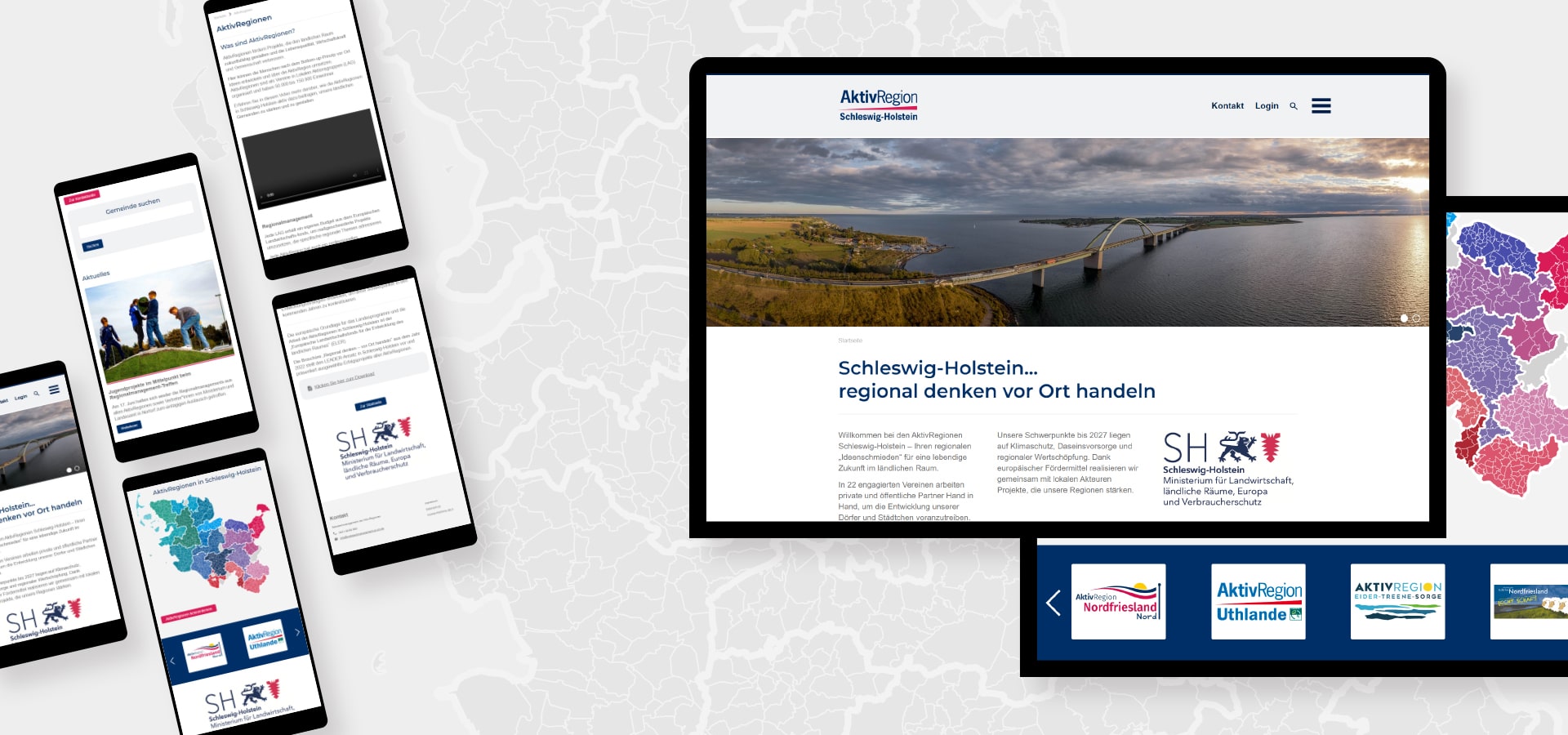 Redesign AktivRegion Schleswig-Holstein mit WordPress