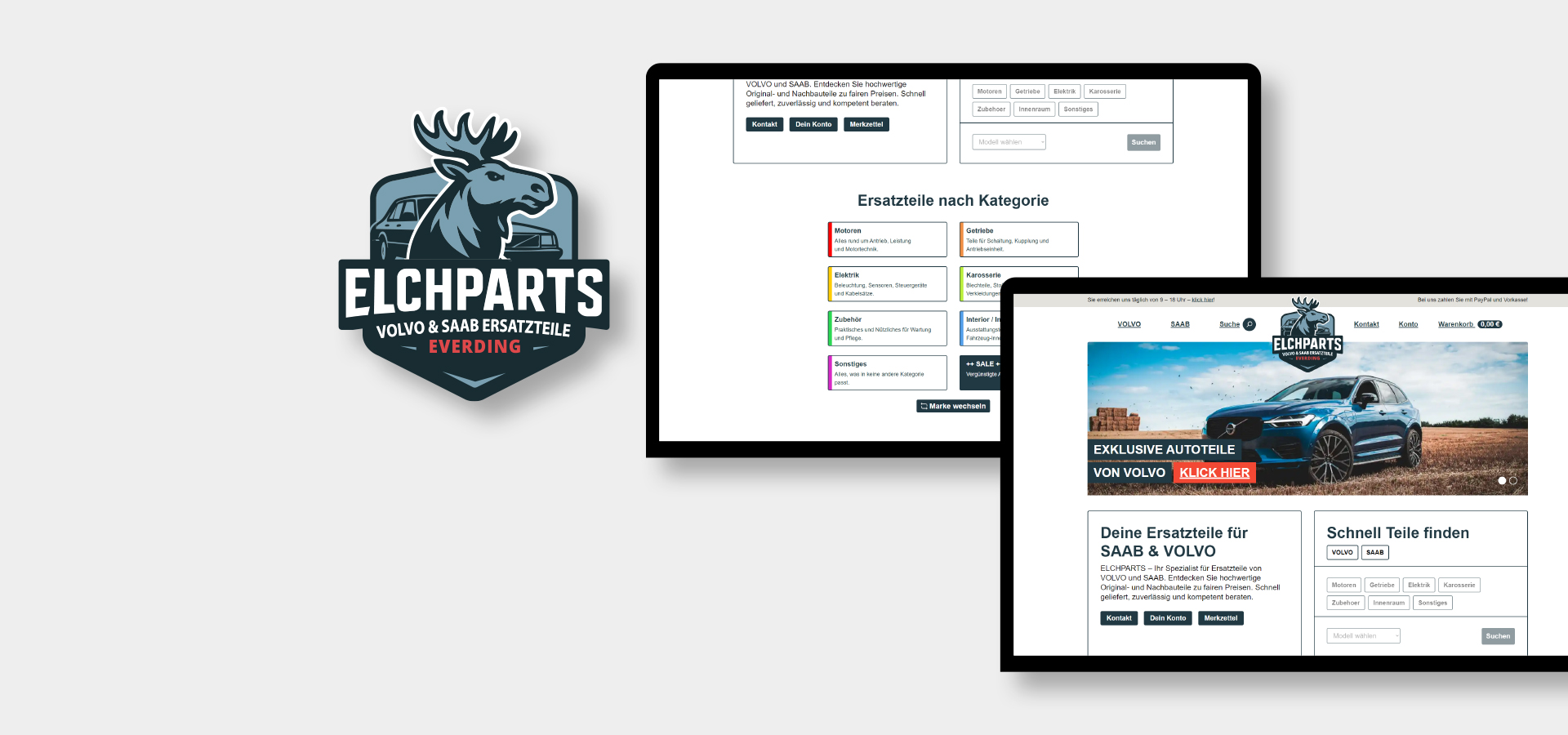 mediendiele unterstützt ELCHPARTS mit Shopware