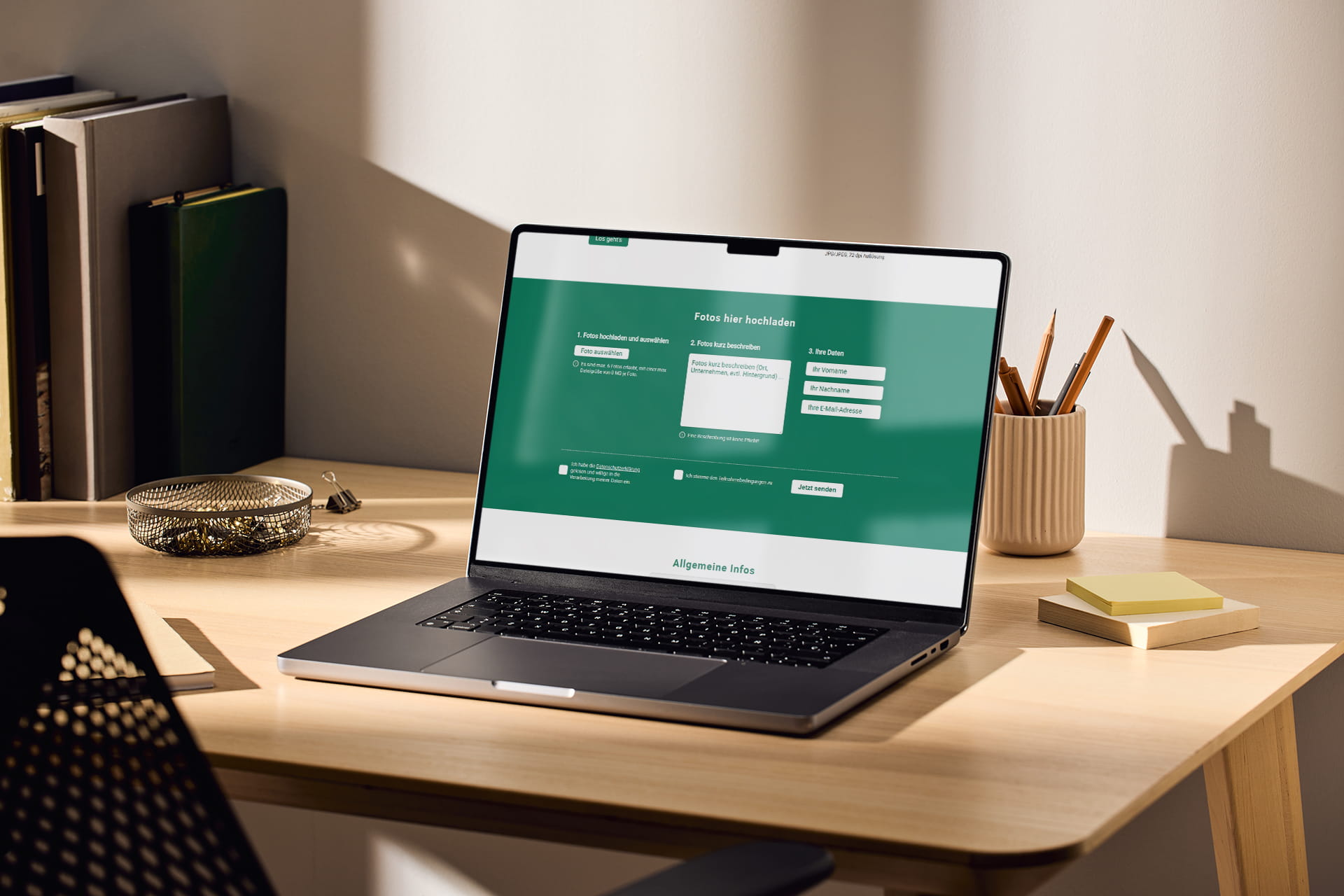 landing page fotowettbewerb
